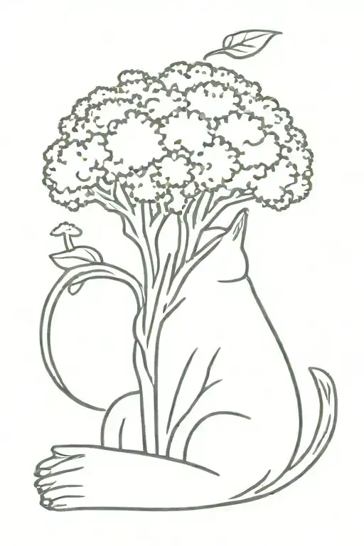Broccoli Cat Nature