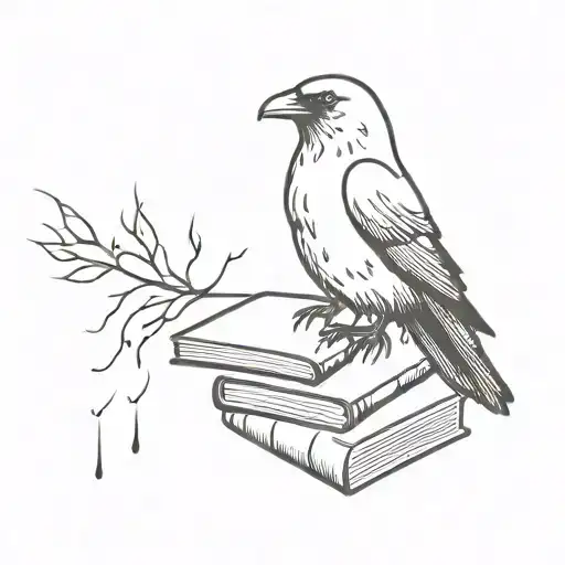 Raven And Rain And Books