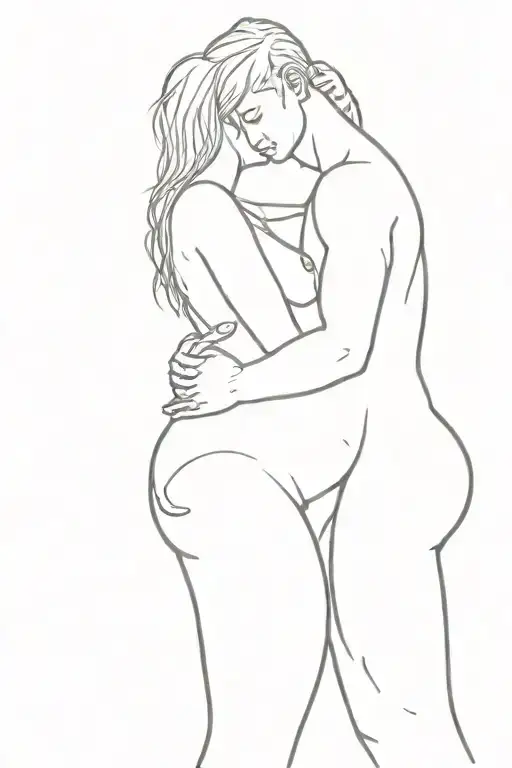 Nude Slim Young Pregnant European Blonde Teenage Girl And Muscular Black Man