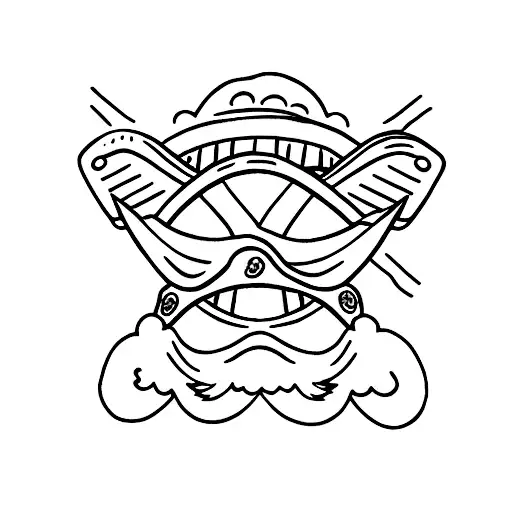 Luffy's Hat And A Dove