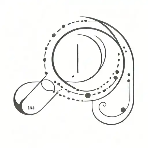 Letter M And Moon Phases