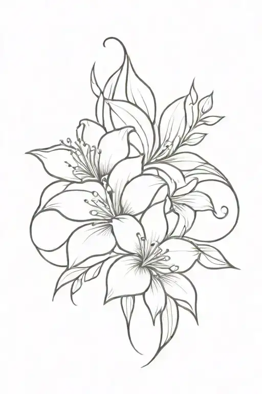 Line Art Design For Mom