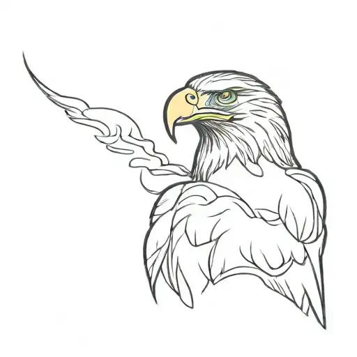 An Eagle Smoking