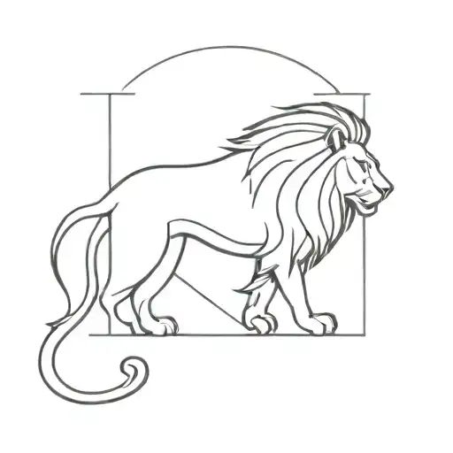 Lion And Letter L
