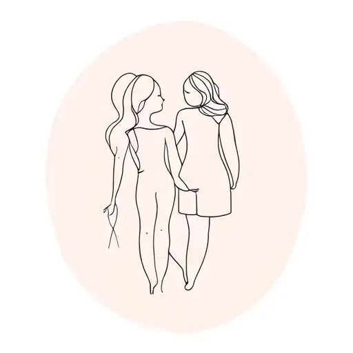 Mom And Toddler Girl