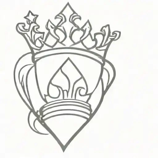 Spade With Crown