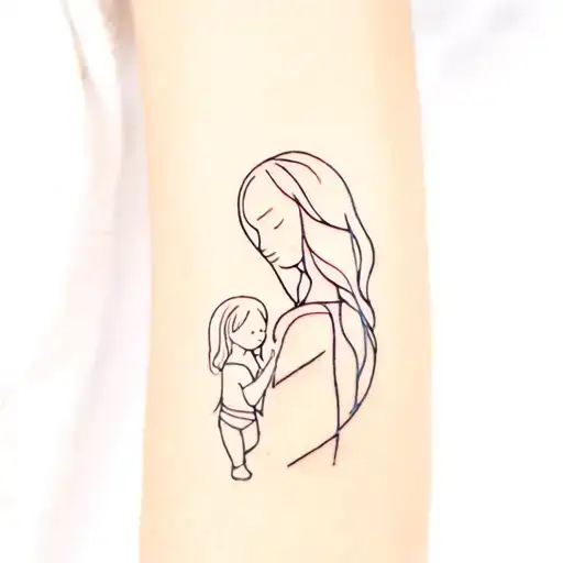 Mom And Toddler Girl