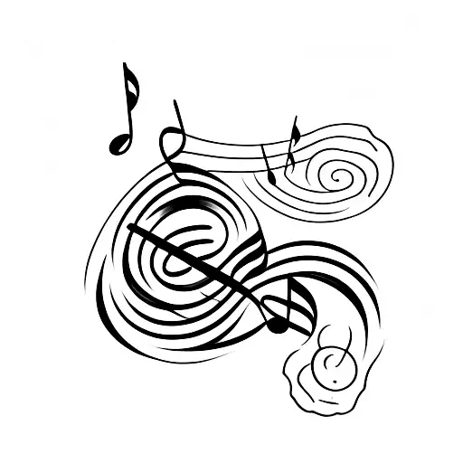 Lasso With A Music Note