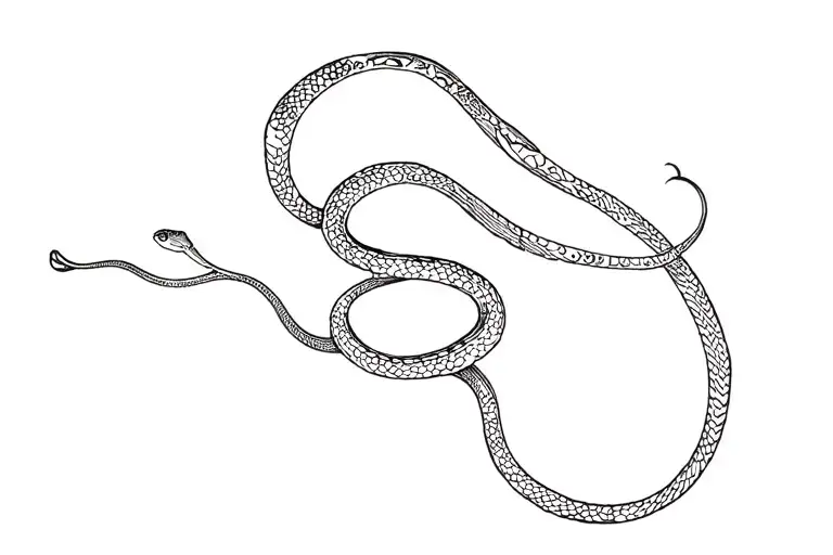 A Month With A Snake