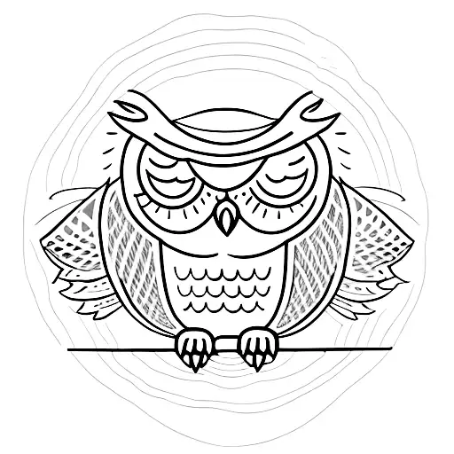 Owl Landing On A Hand