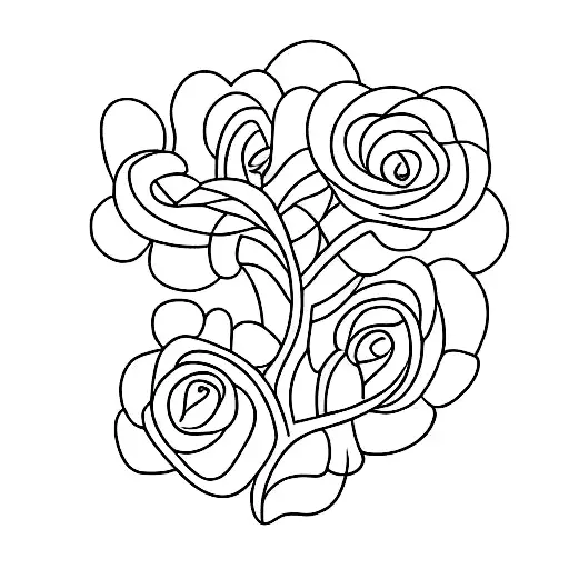 Landscape Nature Representing Family Of 4