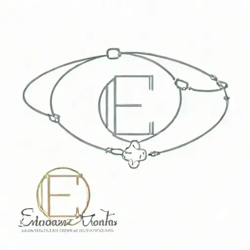 Initial Bracelet E And T