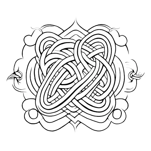 Two Souls Intertwined In An Infinite Love Knot