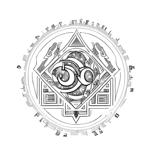 1959 In Roman Numerals With A Celestial Theme