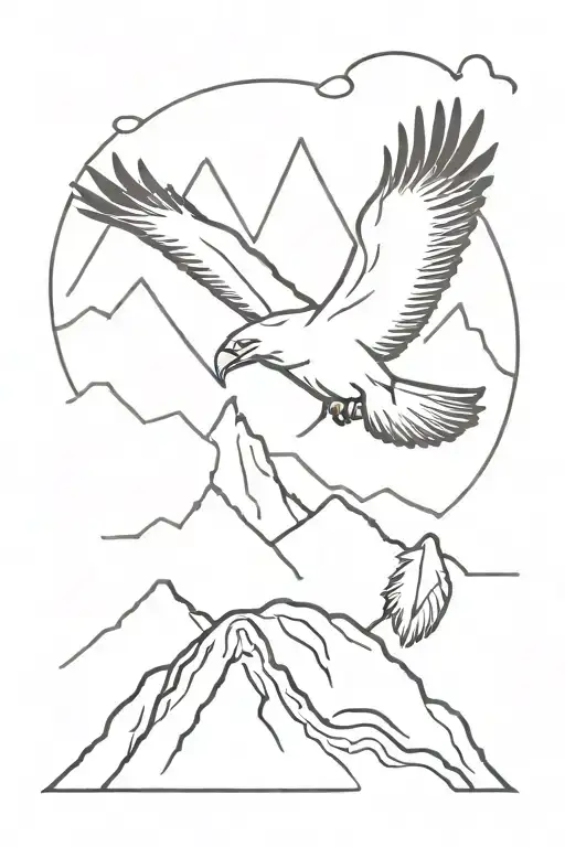 Eagle And Mountain Goat