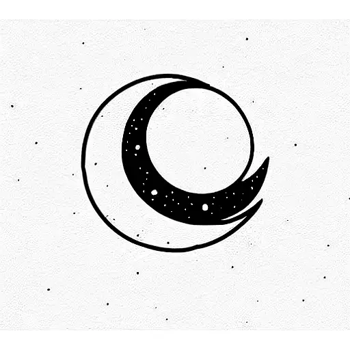 The Word Believe In Moon Shape