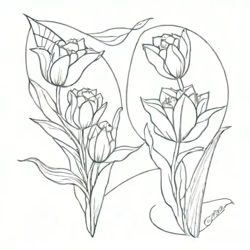 Tulips And A Wind Surfer And Brotherly Love