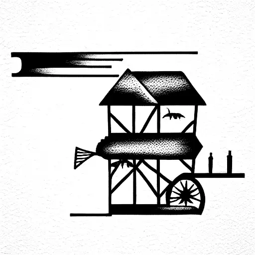 Water Mill W Water Fall