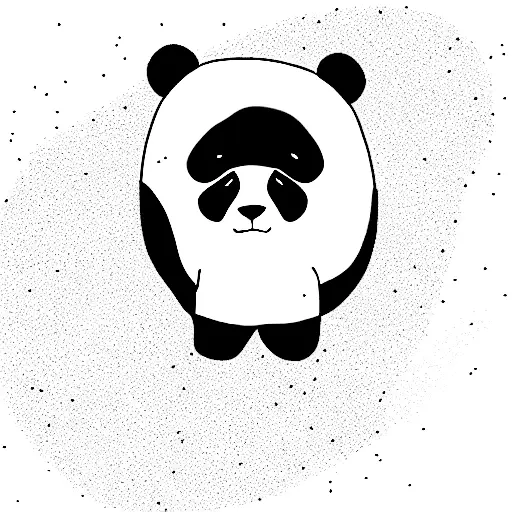 Cute Panda Hugging The Sun