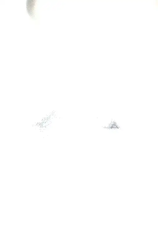 Mountain And Lake Surrounded By Lines And Circles Patern