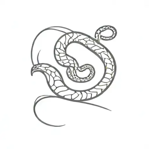 Snake Forms Scorpio Zodiac Sign