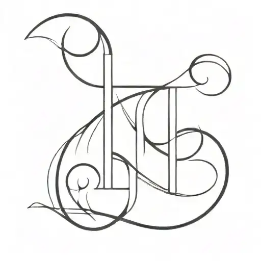 Letters Jackson Into A Symbol Combined