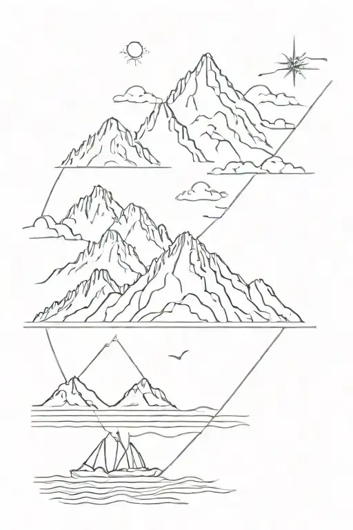 Sea And Mountain Mix