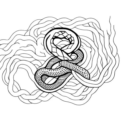 National Eating Disorder Awareness Symbol That Is Made Of Snakes