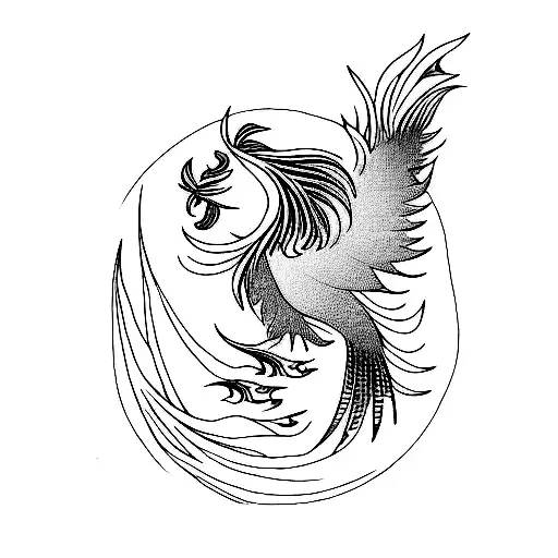 Feminine Phoenix Bird