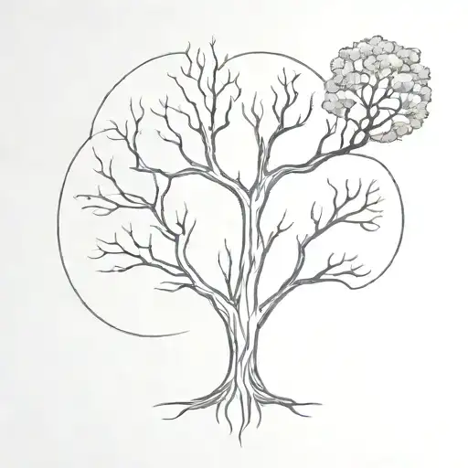 Burning Family Tree Growing