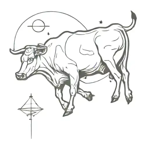 Cow Getting Abducted By An Ufo