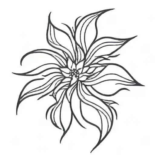 Fine Line Flower Vine