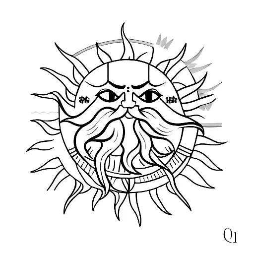 Sun And Bow And Arrow Rajput