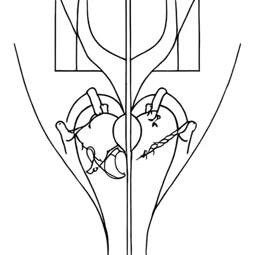 Anubis And The Weighing Of The Heart From The Book Of The Dead