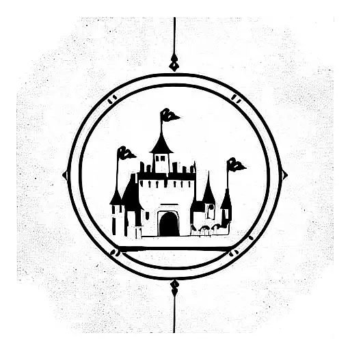 Black And White Medieval Era Framed Paintings