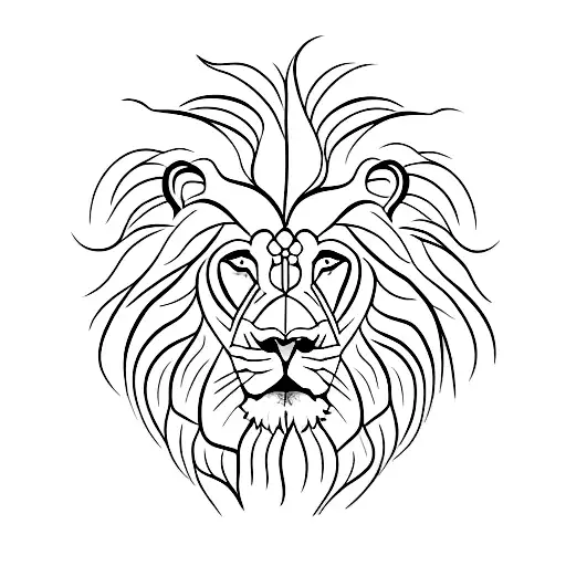 Lion With A Delicate Femiane Feeling