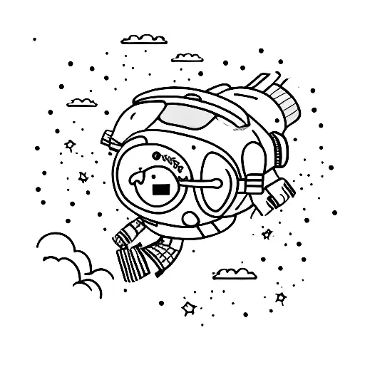 Man Falling From Space