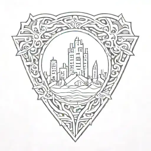 Kansas City Arrowhead And Crown