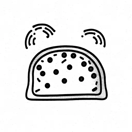 Cute Slice Of Toast Cartoon