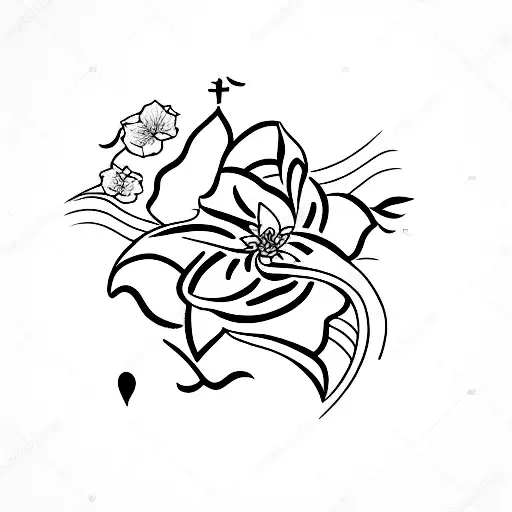 Lily With The Words Lead With Love In Arabic