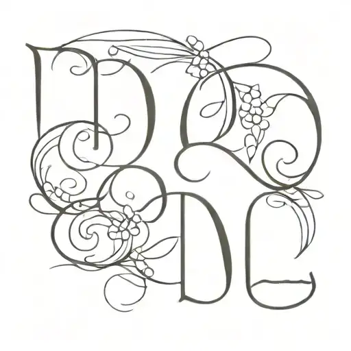 Script Initials B M