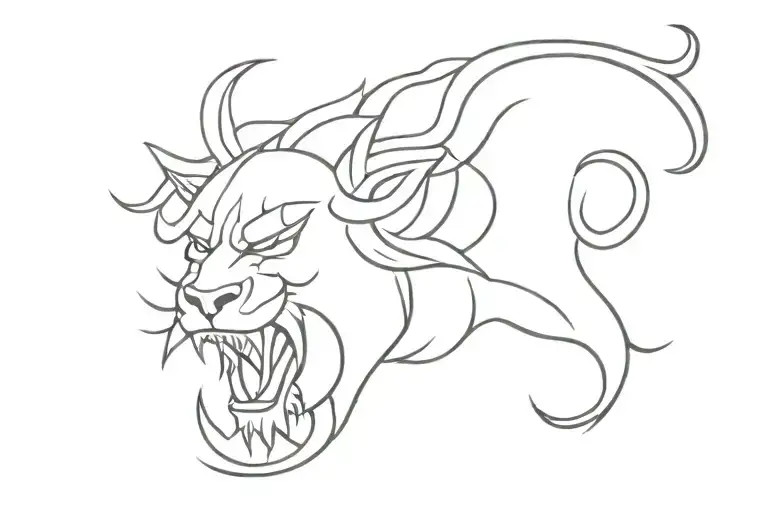 A Beast Or A God Symbol