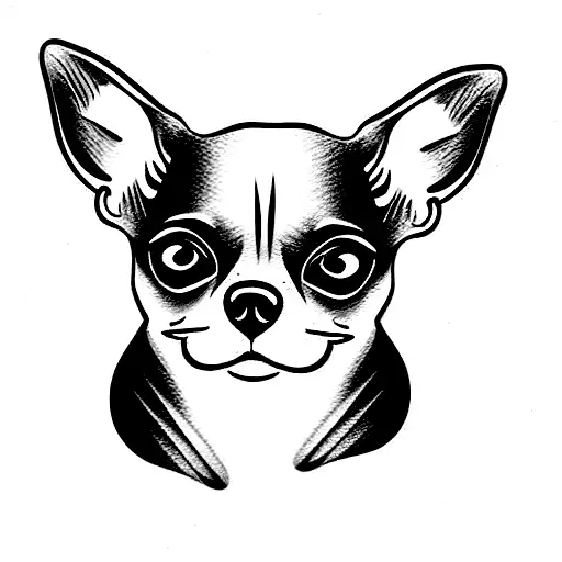 Funny Balck Chihuahua