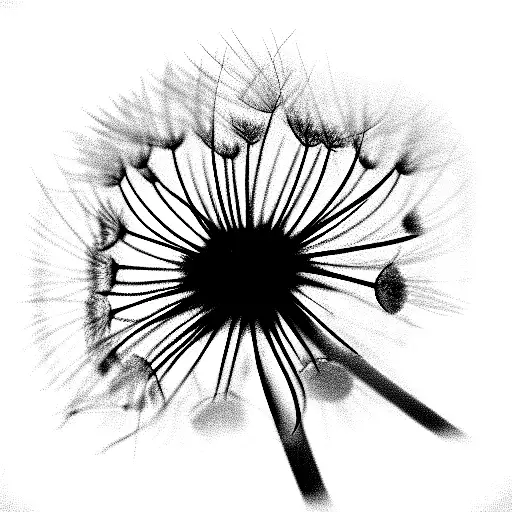 A Hidden Inside A Dandelion Flower
