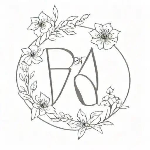 Dp Writing With Little Flowers Inside