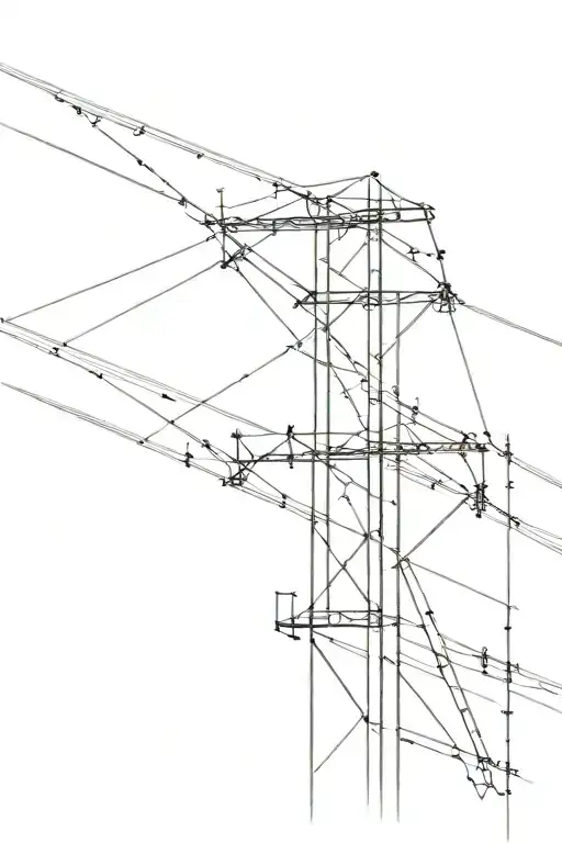 Power Line Pole