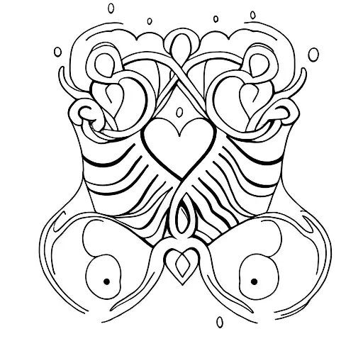 A Kiss Drawn In One Line