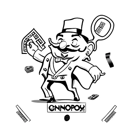 Monopoly Guy As A Butcher Killing Animals