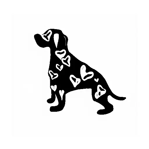 Dog Love Initials