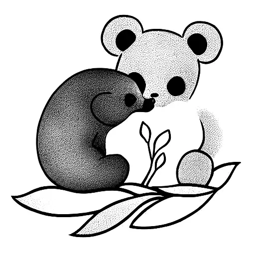 Lily Of The Valley And Koala Bear